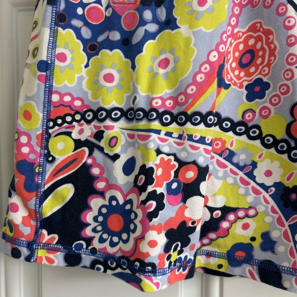 Talbots UPF Navy Floral Paisley Print Skort, Size Medium - Picture 7 of 14